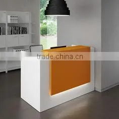 Wood,Wood Material and Commercial Furniture General Use Beauty Salon Reception Desks thumbnail-1