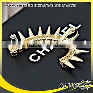 Cartilage French Colors Good Quality Ear Cuff Wrap Clip Earring thumbnail-5