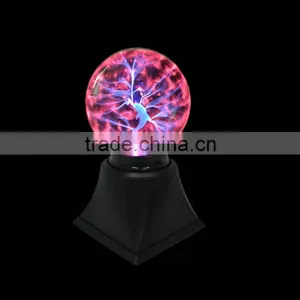 Dongguan 5 Inch Glass Ball With Doplhin Plasma Lighting for Homes thumbnail-1