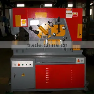 High Quality Multifunctional Hydraulic Punching Ironworker Machine Steelworker 90 Ton Shear Machine thumbnail-3