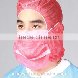 Red Astronaut Cap With Mask thumbnail-1
