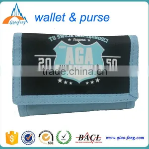 Qiaofeng Wholesale High Quality Eco Polyester Simple Kids Wallet thumbnail-2