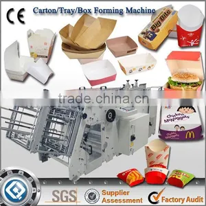 NEW PRODUCT!QH-9905 Burger Box Making Machine Quality Choice thumbnail-1