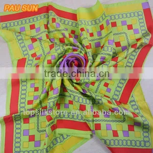 2013 Lastest Silk Scarf Women 90cm*90cm thumbnail-1