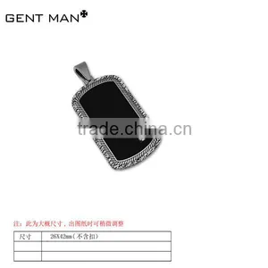 Tribal Tag Stainless Steel Pendant Necklace 42*33*3.5 thumbnail-2
