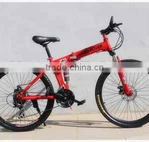 26-inch Shock Absorbing Folding Mountain Bike 21 Speed Disc Brakes Mountain Bike thumbnail-6