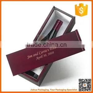 Custom Wine Bottle Gift Box for Wine Glasses Packaging thumbnail-4