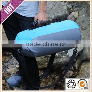 Chinese Factory Customize Tarpaulin Bag Pack With Shoulder Straps for Outdoor Hiking thumbnail-4