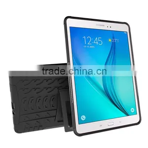 Light TPU PC Rugged Tablet Case With Built-in Kickstand for Samsung Galaxy Tab A 9.7 Inch Tab 5 T550 T555 Case Cover thumbnail-2