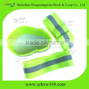 Running Ankle Bands Bike Gear Neon Green Reflective Arm Bands thumbnail-1