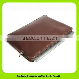 15055 Factory Wholesale Leather Cover Case Tablet Holder With Zipper thumbnail-1
