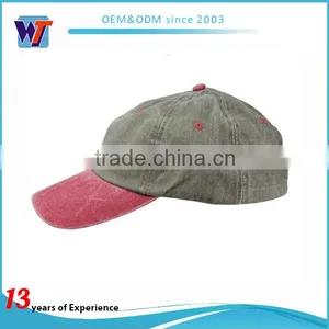 China Supplier Customize Washed Cotton Baseball Caps thumbnail-6