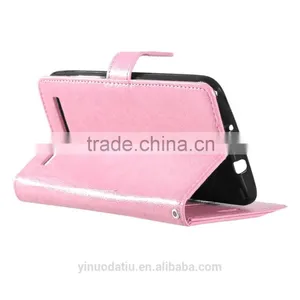 PU Leather Cell Phone Flip Wallet Kickstand Case for ASUS ZenFone ZS550ML thumbnail-6