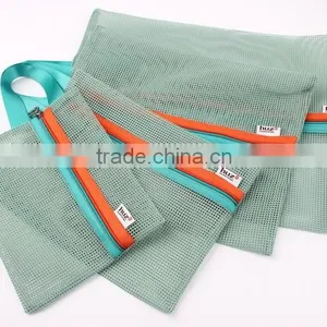 2016 Hot Selling Mesh Style Portable Travel Zipper Storage Bag thumbnail-5