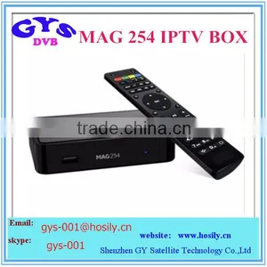 MAG 254 Linux Iptv Set Top Box European IPTV Account QHDTV MAG250 MAG254 ip tv Box Linux Wifi USB Adapter MAG-260 MAG 254 thumbnail-1