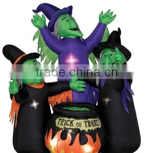 Halloween Decoration Inflatable Wizard Model thumbnail-1