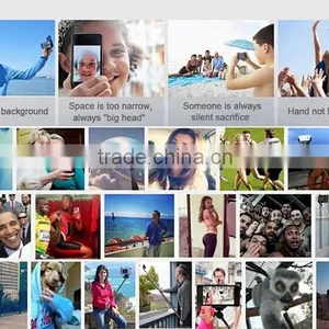 Selfie Stick Audio Cable Take Pole Handheld Self-Protrait Stick Wired Monopod for Samsung Galaxy Note4 Charge Free !!! thumbnail-5