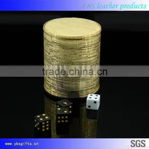 Wholesale Custom Classical Leather Dice Cup For Bar Wholesale Shaker Cup thumbnail-3