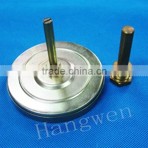 100mm Industrial Bimetal Thermometer With Brass Thermowell thumbnail-3