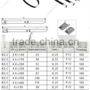 Supply Chinl Brand PVC Coated Stainless Steel Cable Tie (ISO9001 UL) thumbnail-1