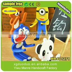 Cute Kitty Carton 3d Soft Pvc Multiple Mobile Phone Holder thumbnail-2