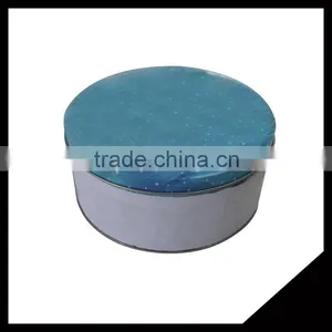 Round Chocolate Tin Storage Box Metal Tin Can For Home thumbnail-1