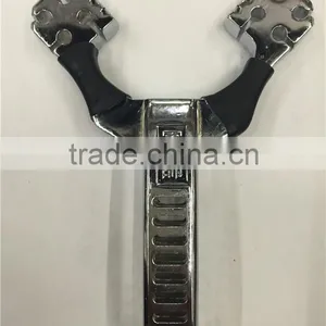 High Quality Simple Style Outdoor Hunting Stainless Steel Slingshot thumbnail-1