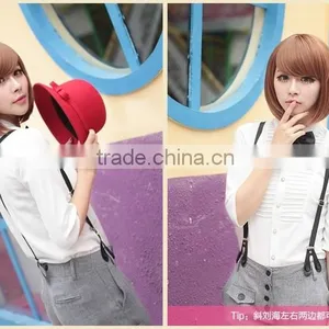 How Shine Hair Wig Hair Bobo Short Curly Bob Wigs Shave 10 Inch Wigs thumbnail-5