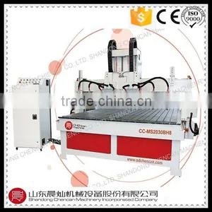 3d Cnc Router for Wood Carving With 8 Spindles thumbnail-1