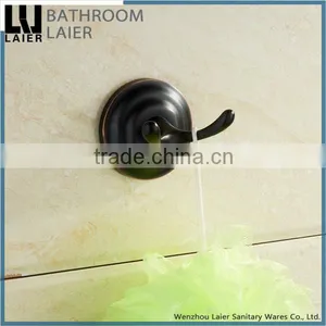 Grooming Manufactured Goods Of Taiwan Zinc Alloy ORB Finishing Bathroom Sanitary Items Wall Mounted Robe Holder thumbnail-1