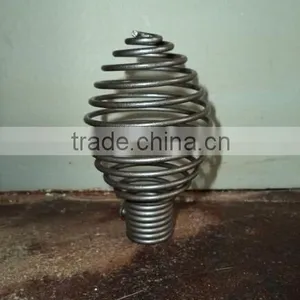 Iron Spiral Curtain Rod End & Finials thumbnail-6