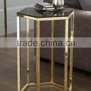 Sofa Mirrored Metal Side Table thumbnail-6