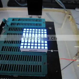1.2" 8x8 Square Dot AMBER Color Dot Matrix LED Display thumbnail-2