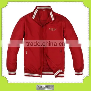 Cusmtom Royal Blue Men Fleece Lining Polyester Windproof Jacket thumbnail-4