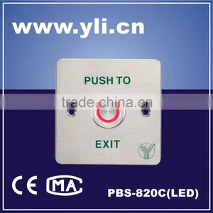 Piezoelectric Exit Button With NO/COM Output Contact &LED thumbnail-1