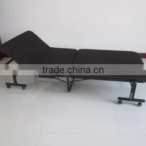 Modern Soft Cushion Iron Folding Bed thumbnail-1