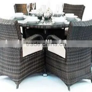 Wholesale Hot Selling All Weather Garden Furniture of Rattan Dining Set thumbnail-1