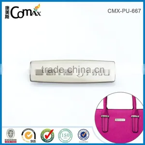 Shiny Nicklel Custom Metal Handbag Name Plate thumbnail-2