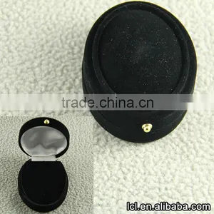 Round Velvet Jewelry Box Package for Ring, Box for Jewelry Wholesales thumbnail-3