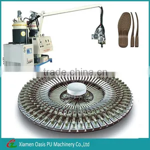PU Pouring Shoe Sole Machine With Rotary Production Line thumbnail-1