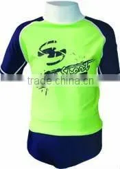 (Hot Selling)Children Rash Guard Top and Shorts thumbnail-1
