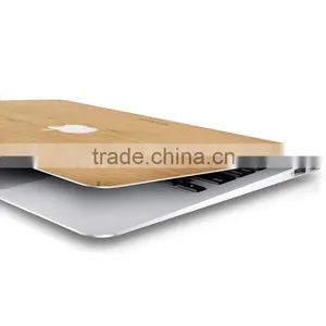 Ultra Slim Light Weight Wooden Hard Case Cover for Macbook Pro, Bamboo Wood Skin for Macbook 11" 12" 13" 15" thumbnail-2