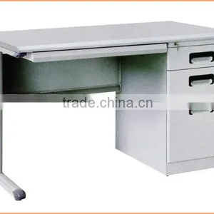 Factory Directly Metal Office Desk With One 3 Drawer Filing Cabinet thumbnail-1