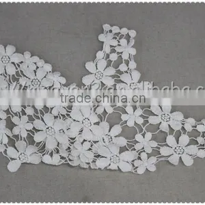 2016 New Wholesale Machine Embroidery Neckline 100% Cotton Crochet Lace Collar thumbnail-5