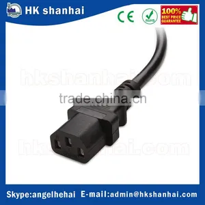 High Quality 6ft USA Standard AC Black Heavy Duty Computer Power Cable Computer Monitor Power Cord(NEMA 5-15P Plug to IEC C13) thumbnail-3