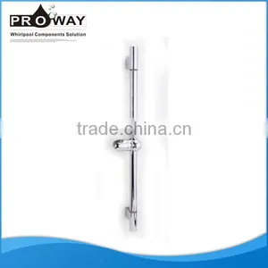 Bathroom Plastic Chrome Shower Sliding Rail Shower Riser Rail thumbnail-1