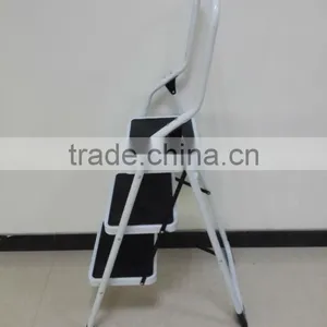 3 Step Steel Ladder With White Color thumbnail-4