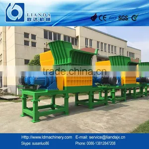 Twin Shaft Shredder for Waste PE PP Films thumbnail-2