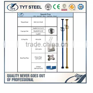 Construction Jacks Q235 Shoring Steel Prop Construction Used Adjustable Steel Prop Scaffolding thumbnail-4