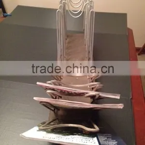 Metal &wood Magazine Display Rack thumbnail-4